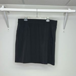 Eddie Bauer Black Athletic Skirt Elastic Waist- L